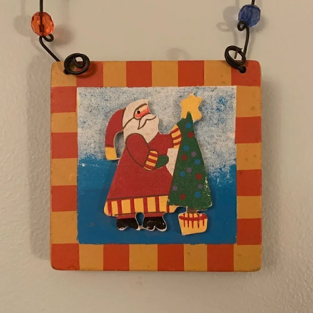 Santa and Snowman Holiday Decor